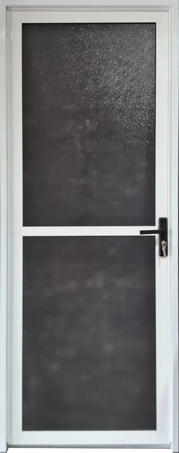 2x1 Full Glass Lock door with key